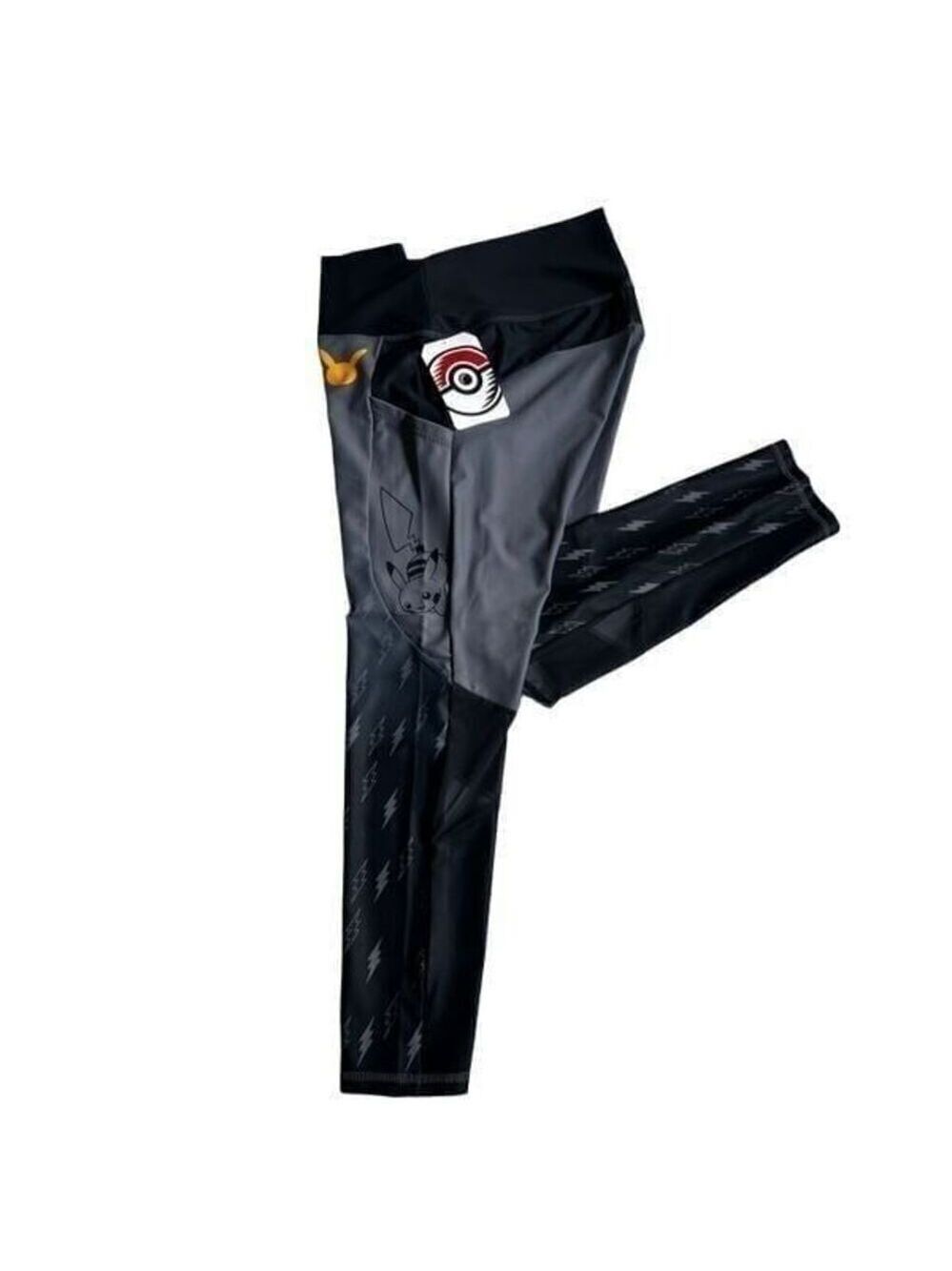 Pikachu Gray 7/8 Length Leggings - Adult size 3XL